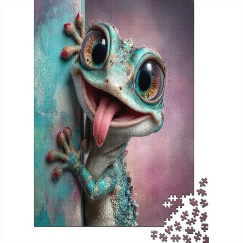 Cute Cartoon EidechsePuzzle 1000 Teile Für Erwachsene, Lernspiele70x50cm/1000pcs Cute Cartoon EidechsePuzzle 1000 Teile Für Erwachsene, Lernspiele70x50cm/1000pcs von kaiyun