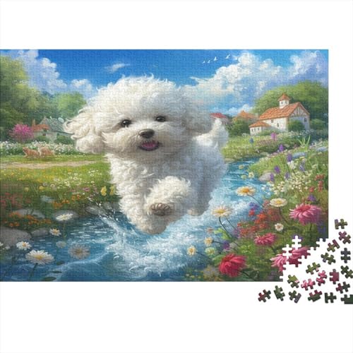 Cute Hund 1000pcs (75x50cm) Puzzles, Die Für Erwachsene Und Personen Ab 14 Jahren Geeignet Sind von kaiyun