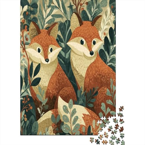 Cute Wald FOchse, Retro-Stil 70x50cm/1000pcs Puzzles, Die Für Erwachsene Und Personen Ab 14 Jahren Geeignet Sind Cute Wald FOchse, Retro-Stil 70x50cm/1000pcs Puzzles, Die Für Erwachsene Und Personen Ab 14 Jahren Geeignet Sind von kaiyun