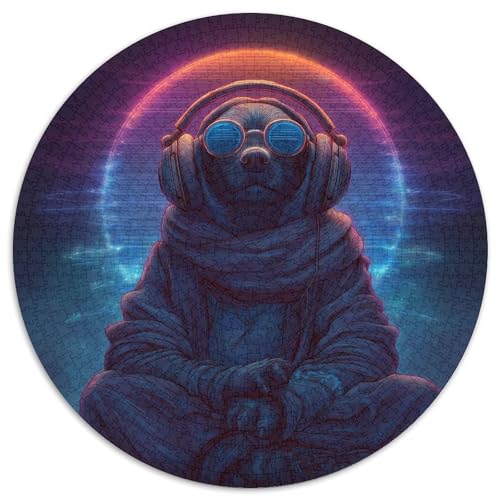 Dackel mit Kopfhörern Rätsel Für Erwachsene || 1000pcs (67.5x67.5cm) Puzzles Lernspiele Home Decor von kaiyun