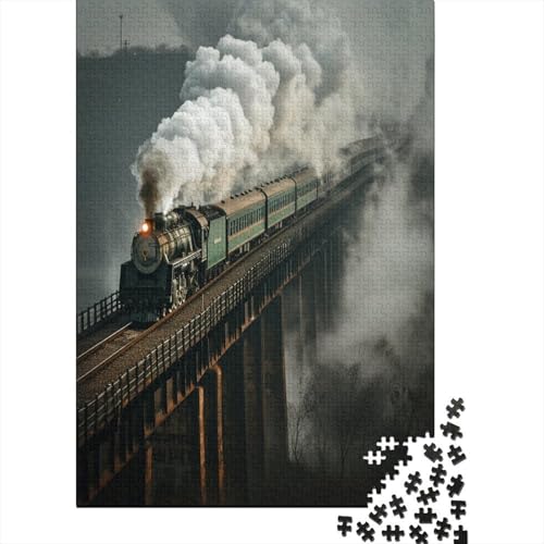 Dampfzug 38x26cm/1000pcs Puzzles, Die Für Erwachsene Und Personen Ab 14 Jahren Geeignet Sind Dampfzug 38x26cm/1000pcs Puzzles, Die Für Erwachsene Und Personen Ab 14 Jahren Geeignet Sind von kaiyun