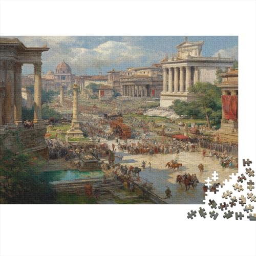 Das geschäftige Forum Romanum Rätsel Für Erwachsene || Familienspaß-Puzzles 1000pcs (75x50cm) von kaiyun