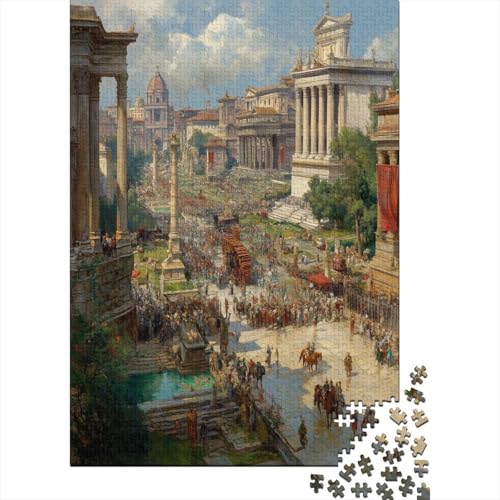 Das geschäftige Forum Romanum1000 Teile: Unmögliches Puzzle Für Erwachsene, Spiele, Geschenke, Kinder, Herausforderungs70x50cm/1000pcs von kaiyun