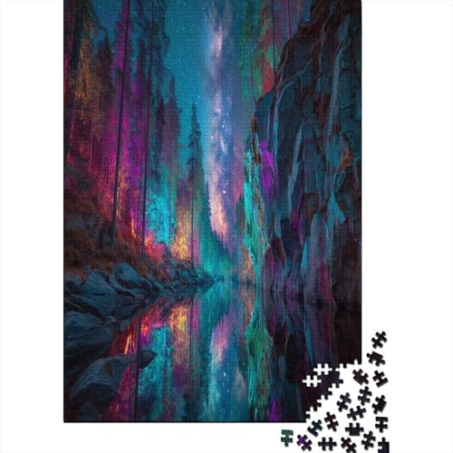 Der Canyon leuchtet in Neonlichtern, die helle Milchstraße Puzzle 1000 Teile, Lernspiel, Unmöglich, Anspruchsvolles Spielzeug Für Erwachsene Und Kinder Ab 14 Jahren 38x26cm/1000pcs Der Canyon leuchtet in Neonlichtern, die helle Milchstraße Puzzle 1000 Teile, Lernspiel, Unmöglich, Anspruchsvolles Spielzeug Für Erwachsene Und Kinder Ab 14 Jahren 38x26cm/1000pcs von kaiyun