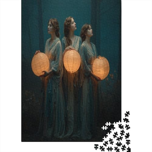 Die DREI Musen Nachtwald Puzzle 1000 Teile Für Erwachsene, Lernspiele, Heimdekoration70x50cm/1000pcs Die DREI Musen Nachtwald Puzzle 1000 Teile Für Erwachsene, Lernspiele, Heimdekoration70x50cm/1000pcs von kaiyun
