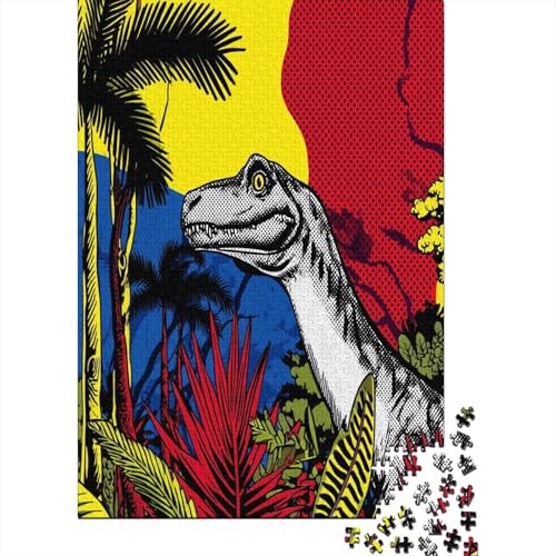 Dinosaurier Puzzle 1000 Teile, Lernspiel, Unmöglich Dschungel-Hintergrund, Anspruchsvolles Spielzeug Für Erwachsene Und Kinder Ab 14 Jahren 38x26cm/1000pcs Dinosaurier Puzzle 1000 Teile, Lernspiel, Unmöglich Dschungel-Hintergrund, Anspruchsvolles Spielzeug Für Erwachsene Und Kinder Ab 14 Jahren 38x26cm/1000pcs von kaiyun