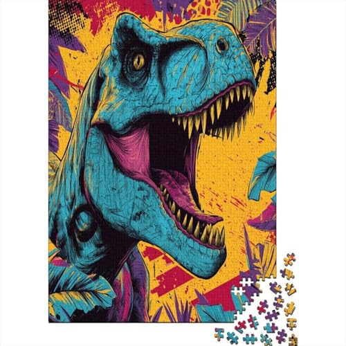 DinosaurierBurstsOutofTheWall1000Teile:UnmöglichesPuzzleFürErwachsene,Spiele,Geschenke,Kinder,Herausforderungs38x26cm/1000pcs von kaiyun