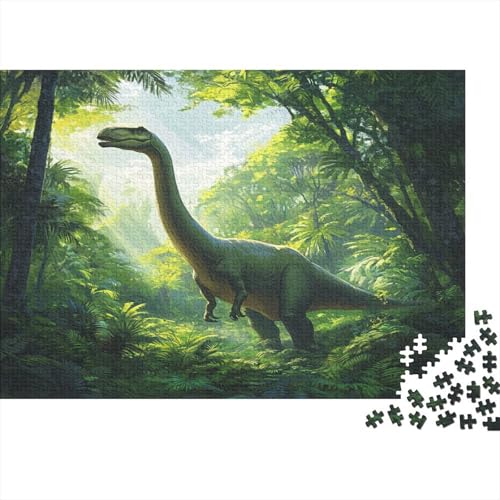 Dinosaurierier Rätsel Für Erwachsene |Dense Dschungel| 1000pcs (75x50cm) Puzzles Lernspiele Home Decor von kaiyun