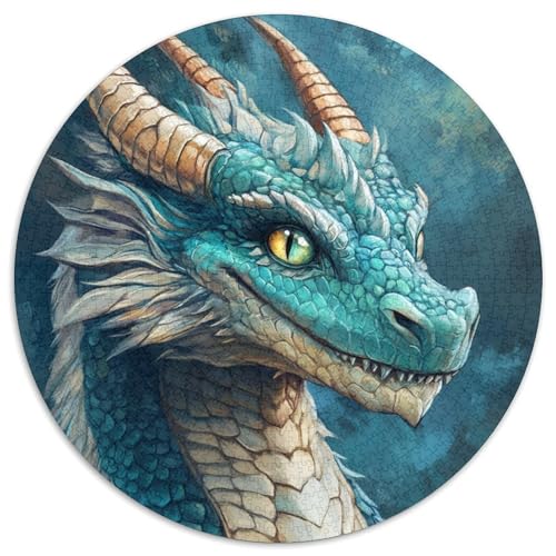 Drache 1000pcs (67.5x67.5cm) Erwachsenenpuzzle - Animal DIY-Puzzlespielzeug von kaiyun