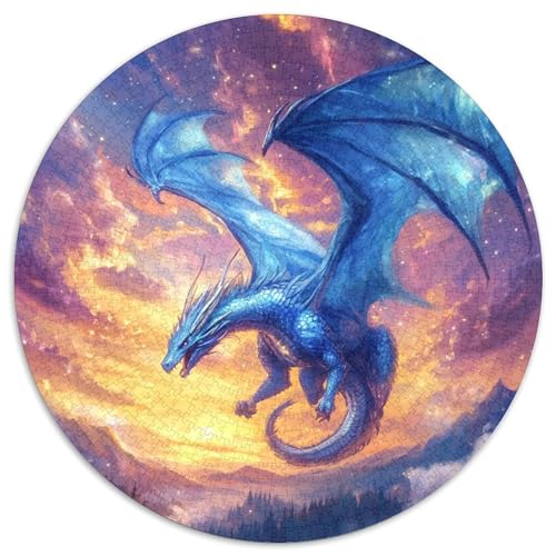 Drache 1000pcs (67.5x67.5cm) Puzzle, Lernspiel Impossible Colorful Sonneset Herausforderungsspielzeug Für Erwachsene Teenager von kaiyun