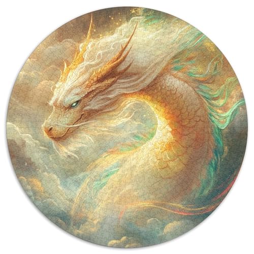 Drache 1000pcs (67.5x67.5cm) Schwer Puzzle Lernspiel Impossible with Bright Scales and Flowing Mane Herausforderung Spielzeug Für Erwachsene Kinder von kaiyun