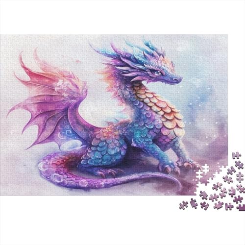 Drache 1000pcs (75x50cm) Puzzles, Die Für Erwachsene Und Personen Ab 14 Jahren Geeignet Sind Kunststil von kaiyun