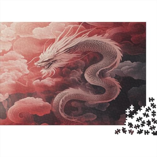 Drache 1000pcs (75x50cm) Puzzles, Die Für Erwachsene Und Personen Ab 14 Jahren Geeignet Sind Rollende Wolken von kaiyun