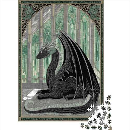 Drache 70x50cm/1000pcs Puzzle, Lernspiel Impossible Herausforderungsspielzeug Für Erwachsene Teenager von kaiyun