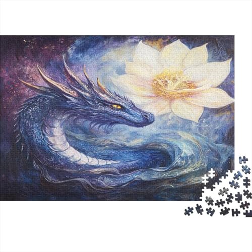 Drache Rätsel Für Erwachsene |Meditationsschirm| 1000pcs (75x50cm) Puzzles Lernspiele Home Decor von kaiyun