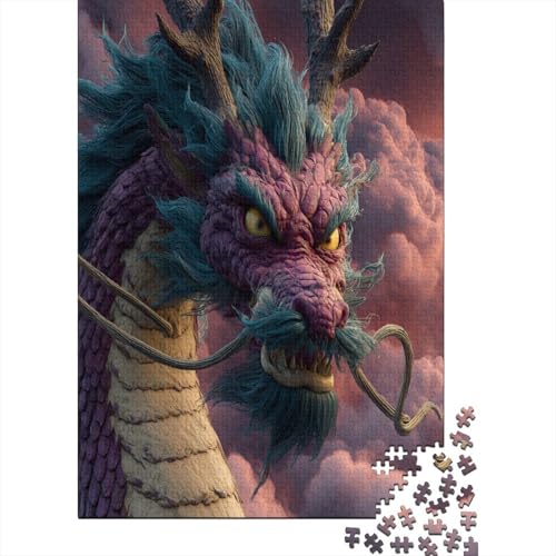 Drache Rosa Wolke Puzzle 1000 Teile Für Erwachsene, Lernspiele, Heimdekoration38x26cm/1000pcs Drache Rosa Wolke Puzzle 1000 Teile Für Erwachsene, Lernspiele, Heimdekoration38x26cm/1000pcs von kaiyun