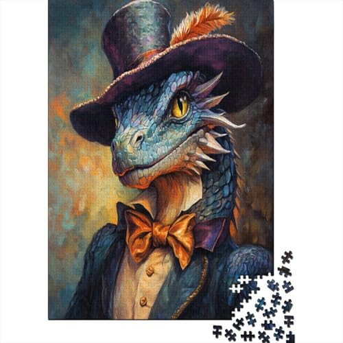 Drache with Hat 70x50cm/1000pcs Puzzles, Die Für Erwachsene Und Personen Ab 14 Jahren Geeignet Sind Charakterporträt Drache with Hat 70x50cm/1000pcs Puzzles, Die Für Erwachsene Und Personen Ab 14 Jahren Geeignet Sind Charakterporträt von kaiyun