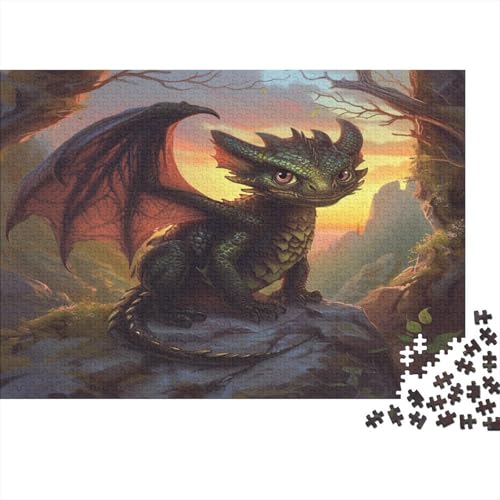 Drachebaby 1000pcs (75x50cm) Schwer Puzzle Lernspiel Impossible Tier Herausforderung Spielzeug Für Erwachsene Kinder von kaiyun