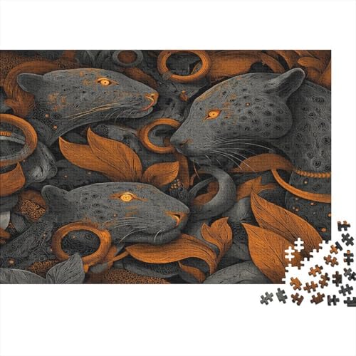 Dschungeljagu Rätsel Für Erwachsene || 1000pcs (75x50cm) Puzzles Lernspiele Home Decor von kaiyun
