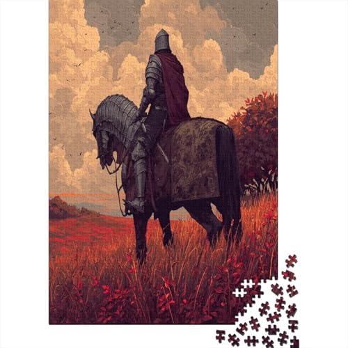 Düsterer Fantasy-Ritter Rätsel Für Erwachsene || 38x26cm/1000pcs Puzzles Lernspiele Home Decor von kaiyun