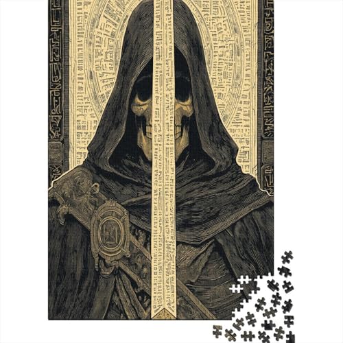 EIN Goldener Totenkopf mit einem riesigen Schwert Puzzle 1000 Teile Für Erwachsene, Lernspiele, Heimdekoration70x50cm/1000pcs EIN Goldener Totenkopf mit einem riesigen Schwert Puzzle 1000 Teile Für Erwachsene, Lernspiele, Heimdekoration70x50cm/1000pcs von kaiyun