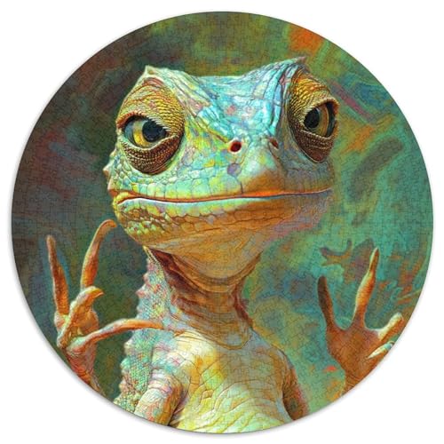 Eidechse 1000pcs (67.5x67.5cm) Schwer Puzzle Lernspiel Impossible Animal Herausforderung Spielzeug Für Erwachsene Kinder von kaiyun