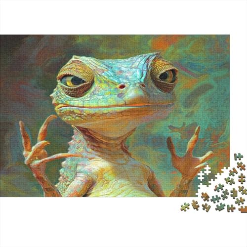 Eidechse 1000pcs (75x50cm) Puzzles, Die Für Erwachsene Und Personen Ab 14 Jahren Geeignet Sind Tier von kaiyun
