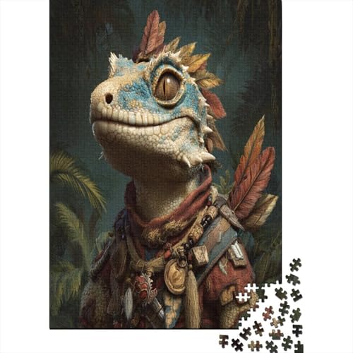 Eidechseman Adventurer 70x50cm/1000pcs Puzzle, Lernspiel Impossible Herausforderungsspielzeug Für Erwachsene Teenager von kaiyun