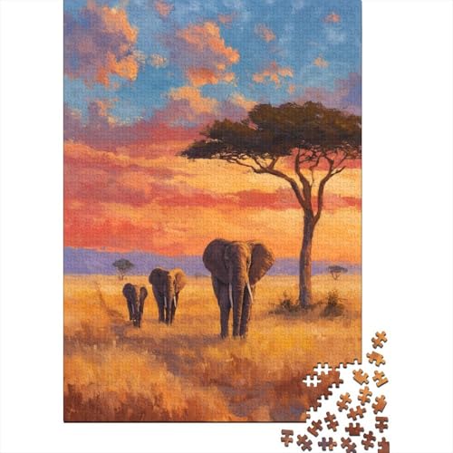 Elefant, Akazienbaum Puzzle 1000 Teile, Lernspiel, Unmöglich Goldene Prärie, Anspruchsvolles Spielzeug Für Erwachsene Und Kinder Ab 14 Jahren 70x50cm/1000pcs Elefant, Akazienbaum Puzzle 1000 Teile, Lernspiel, Unmöglich Goldene Prärie, Anspruchsvolles Spielzeug Für Erwachsene Und Kinder Ab 14 Jahren 70x50cm/1000pcs von kaiyun