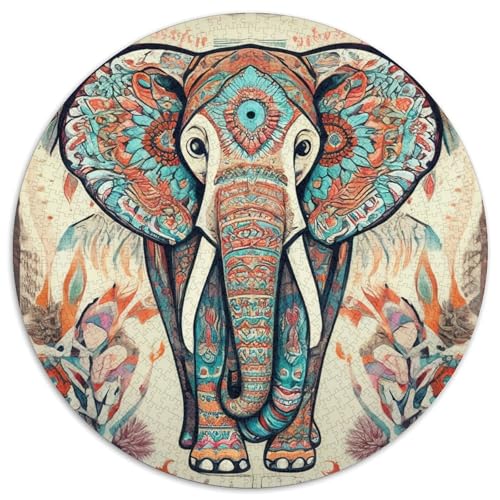 Elefant,Rätsel Für Erwachsene 1000pcs (67.5x67.5cm),Herausforderungsspiele Wildtiere von kaiyun