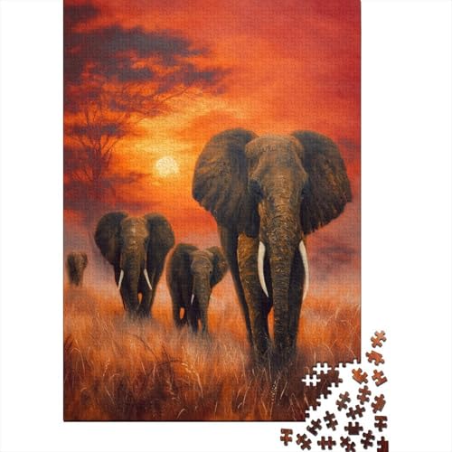 Elefants in African Savanna 38x26cm/1000pcs Puzzle, Lernspiel ImpossibleWildtiere Herausforderungsspielzeug Für Erwachsene Teenager Elefants in African Savanna 38x26cm/1000pcs Puzzle, Lernspiel ImpossibleWildtiere Herausforderungsspielzeug Für Erwachsene Teenager von kaiyun