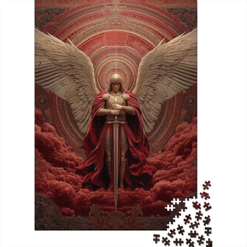 Engel mit Schwert,Rätsel Für Erwachsene 70x50cm/1000pcs,Herausforderungsspiele von kaiyun