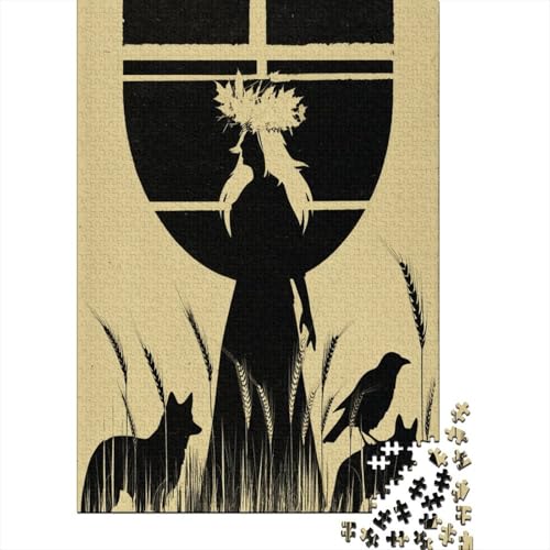 Erntefeenkönigin Steht in einem Weizenfeld,Rätsel Für Erwachsene 70x50cm/1000pcs,Herausforderungsspiele Erntefeenkönigin Steht in einem Weizenfeld,Rätsel Für Erwachsene 70x50cm/1000pcs,Herausforderungsspiele von kaiyun