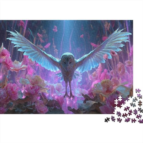 Eule 1000pcs (75x50cm) Puzzles, Die Für Erwachsene Und Personen Ab 14 Jahren Geeignet Sind Blumen von kaiyun