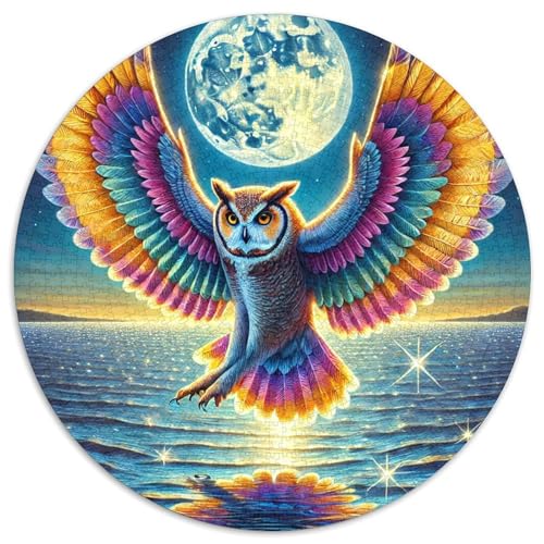 Eule Rätsel Für Erwachsene |Full Moon| 1000pcs (67.5x67.5cm) Puzzles Lernspiele Home Decor von kaiyun
