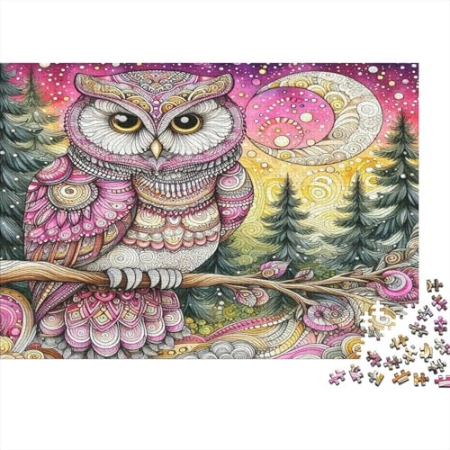 Eule Rätsel Für Erwachsene |Mond| 1000pcs (75x50cm) Puzzles Lernspiele Home Decor von kaiyun