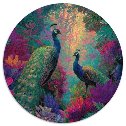 Fantasy-Kunst 1000pcs (67.5x67.5cm) Puzzles, Die Für Erwachsene Und Personen Ab 14 Jahren Geeignet Sind Dschungel Pfau von kaiyun