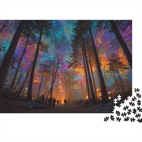 Farbenfrohe Waldkarnevalsparty,Rätsel Für Erwachsene 1000pcs (75x50cm),Herausforderungsspiele von kaiyun