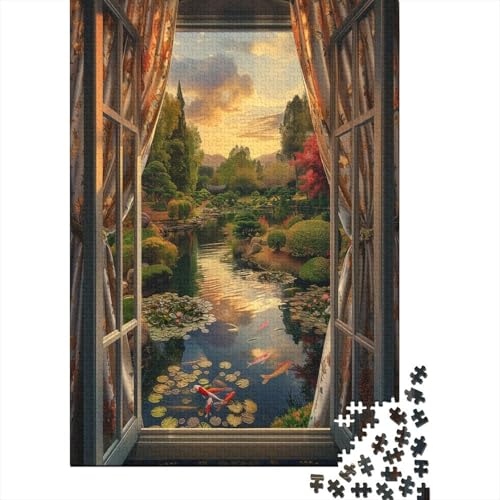 Fenster-SeeRosa, Fish 38x26cm/1000pcs Puzzle, Lernspiel Impossible Herausforderungsspielzeug Für Erwachsene Teenager Fenster-SeeRosa, Fish 38x26cm/1000pcs Puzzle, Lernspiel Impossible Herausforderungsspielzeug Für Erwachsene Teenager von kaiyun