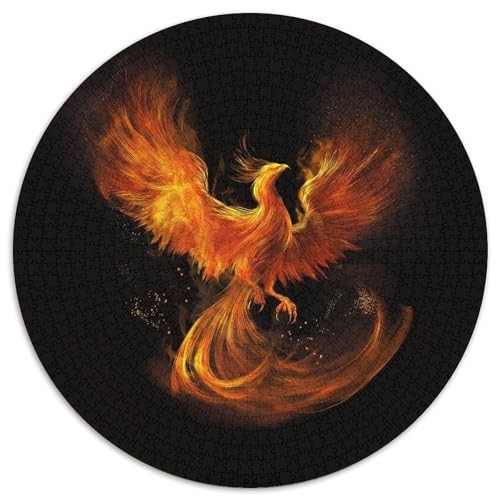 Fire Phönix Rätsel Für Erwachsene |Ölgemälde| 1000pcs (67.5x67.5cm) Puzzles Lernspiele Home Decor von kaiyun