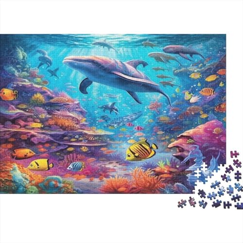 Fische Corals,Unterwasserlebewesen,1000pcs (75x50cm),DIY-Puzzle Für Erwachsene von kaiyun