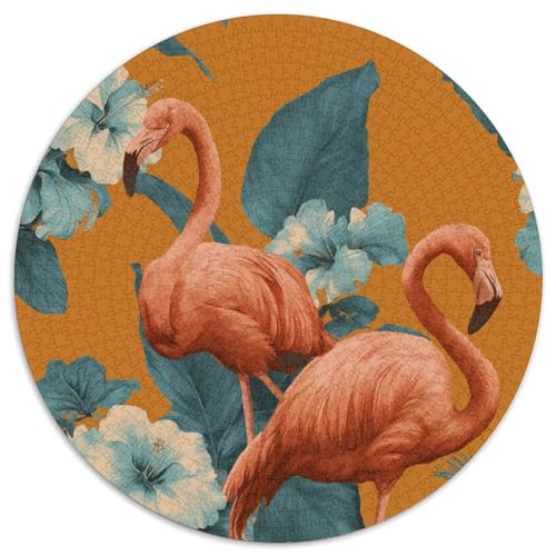 Flamingo,Rätsel Für Erwachsene 1000pcs (67.5x67.5cm),Herausforderungsspiele Plant Theme von kaiyun