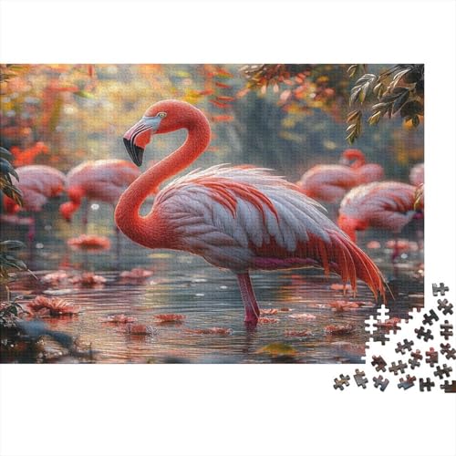 Flamingo Rätsel Für Erwachsene |See| Familienspaß-Puzzles 1000pcs (75x50cm) von kaiyun