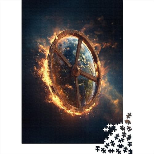 Fliegendes Holzrad brennt im Weltraum 38x26cm/1000pcs Schwer Puzzle Lernspiel Impossible Herausforderung Spielzeug Für Erwachsene Kinder Fliegendes Holzrad brennt im Weltraum 38x26cm/1000pcs Schwer Puzzle Lernspiel Impossible Herausforderung Spielzeug Für Erwachsene Kinder von kaiyun