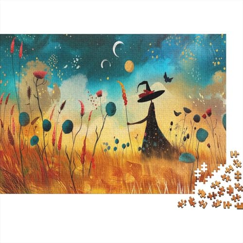 Frau 1000pcs (75x50cm) Puzzle, Lernspiel Impossible Working The Feld Herausforderungsspielzeug Für Erwachsene Teenager von kaiyun