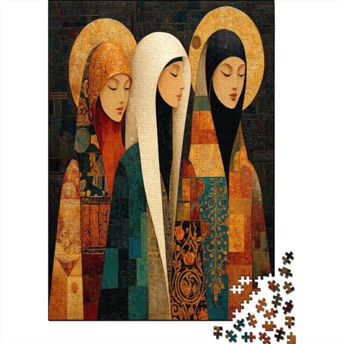 Frauenbilder1000 Teile: Unmögliches Puzzle Für Erwachsene, Spiele, Geschenke, Kinder, Herausforderungs70x50cm/1000pcs von kaiyun