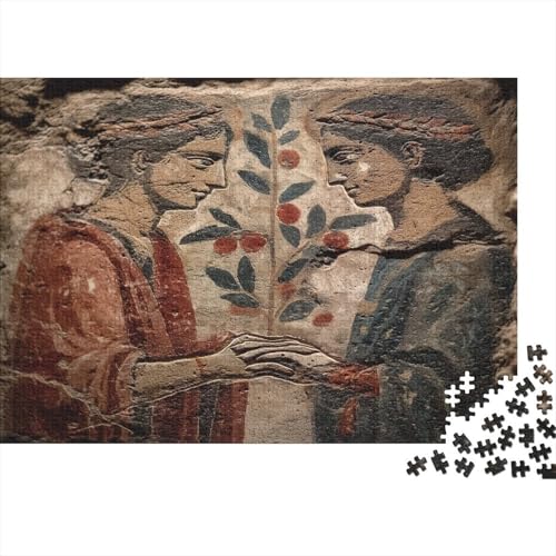 Fresken aus Pompeji 1000pcs (75x50cm) Puzzles, Die Für Erwachsene Und Personen Ab 14 Jahren Geeignet Sind von kaiyun