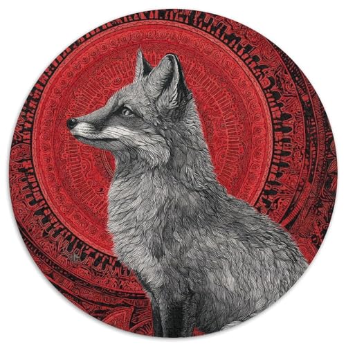 Fuchs, Red Russian Ornament,Rätsel Für Erwachsene 1000pcs (67.5x67.5cm),Herausforderungsspiele von kaiyun