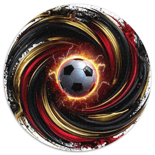 Fußball- Rot and Gold Hurricane 1000pcs (67.5x67.5cm) Puzzles, Die Für Erwachsene Und Personen Ab 14 Jahren Geeignet Sind von kaiyun