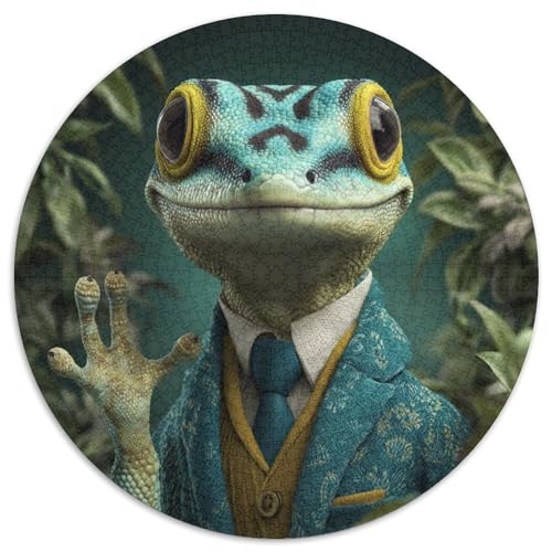 Gecko-PorträtPuzzle 1000 Teile Für Erwachsene, Lernspiele1000pcs (67.5x67.5cm) von kaiyun